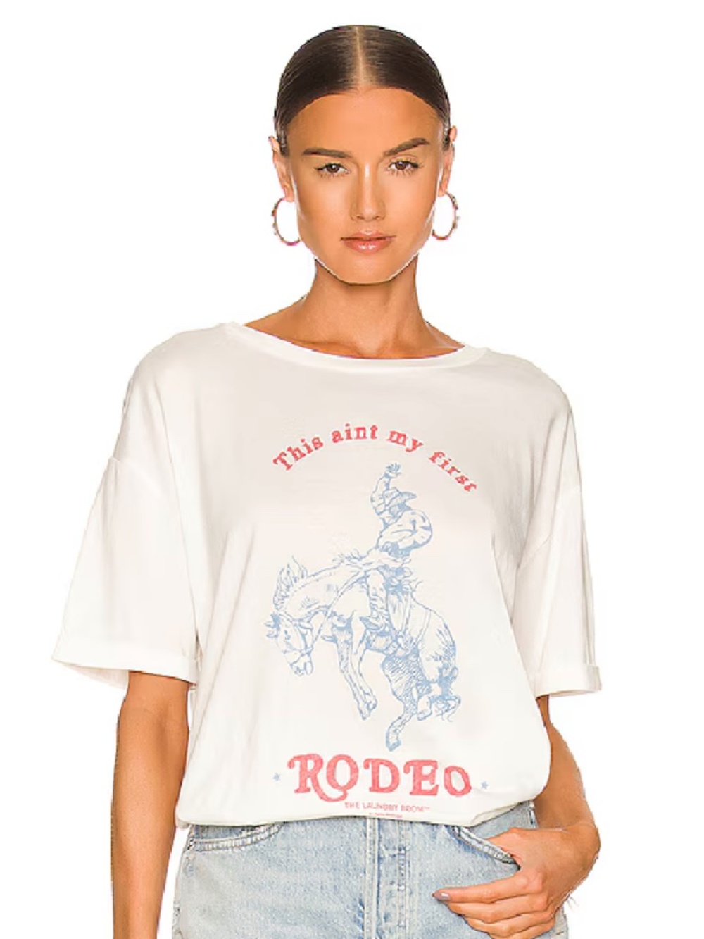 The Laundry Room "This Ain't My First Rodeo" Oversized Tee - Size Small